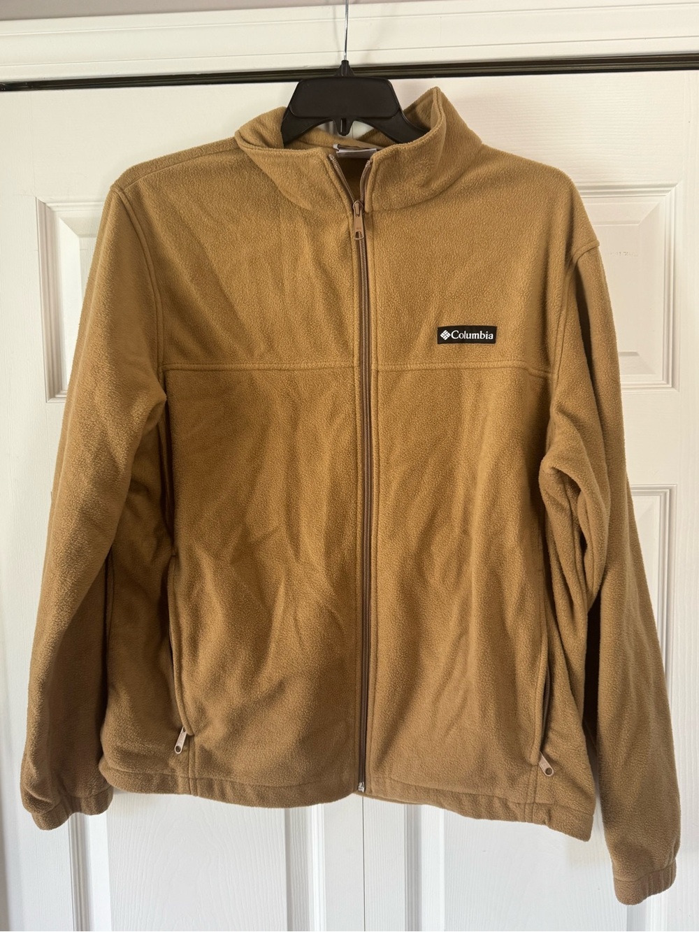 Columbia Men's Brown Full-Zip Lightweight Fleece Jacket